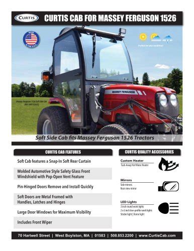 Tractor Cab Systems For Kubota® Curtis Industries Pdf Catalogs Technical Documentation