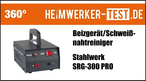 360 Grad Video Beizgerätschweißnahtreiniger Stahlwerk Srg 300 Pro