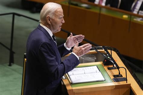 À l AG de l ONU Biden évoque les horreurs du 7 octobre et la guerre