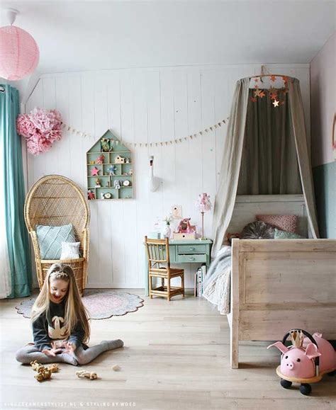 Meisjes slaapkamer ideeen Kinderkamerstylist Slaapkamer ideeën