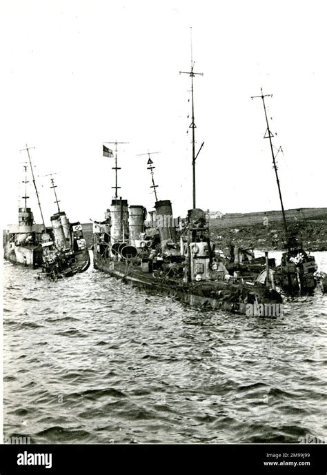 The Scuttling Of The German Fleet At Scapa Flow On June After