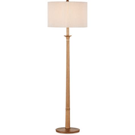 Currey And Company 8000 0147 Mitford Modern Natural Floor Light Cco