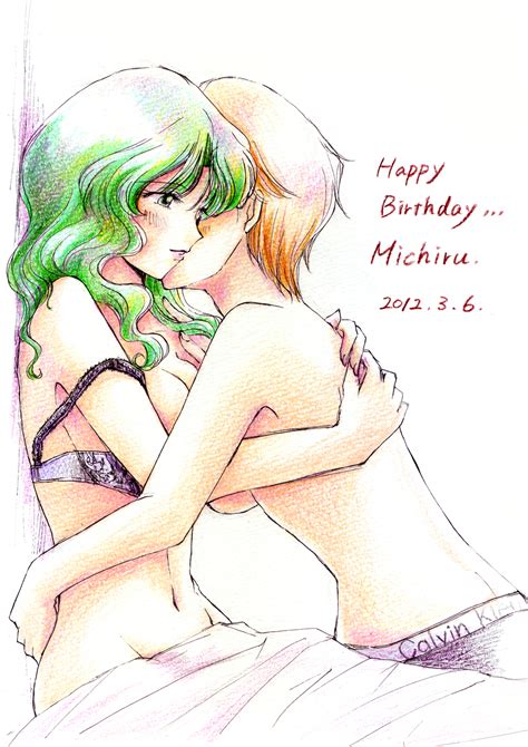 Ten Ou Haruka And Kaiou Michiru Bishoujo Senshi Sailor Moon Drawn By