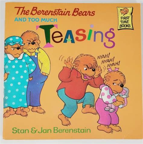 The Berenstain Bears And Too Much Teasing By Stan And Jan Berenstain Vtg Pb 1995 9780679877066 Ebay