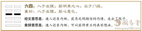 明夷卦第四爻，爻辞：六四：入于左腹 明夷卦详解 国易堂周易算命网