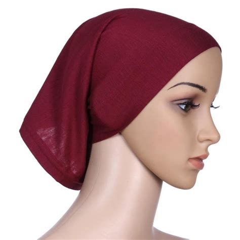 Fymall Women Ladies Under Scarf Muslim Hijab Tube Bonnet Bone Islamic