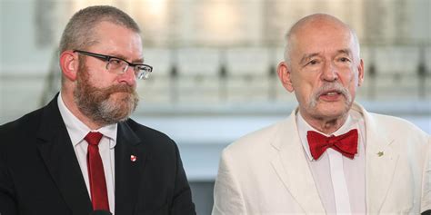 Wybory Janusz Korwin Mikke Komentuje S Aby Wynik Konfederacji