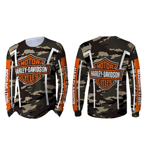 Newly Designed Harley Davidson 2023 Army 3D Full Print Sublimation Men