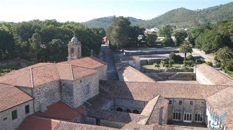 Vista Aérea Del Convento De Herbón En Padrón Aerosar Podéis Ver El