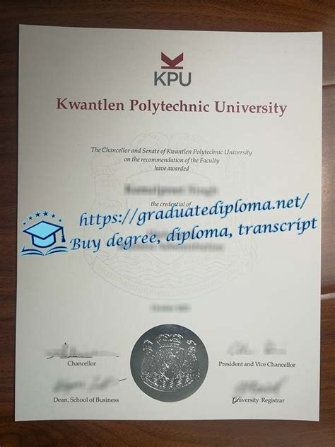 Order Kwantlen Polytechnic University Diploma Buy Kpu Degree