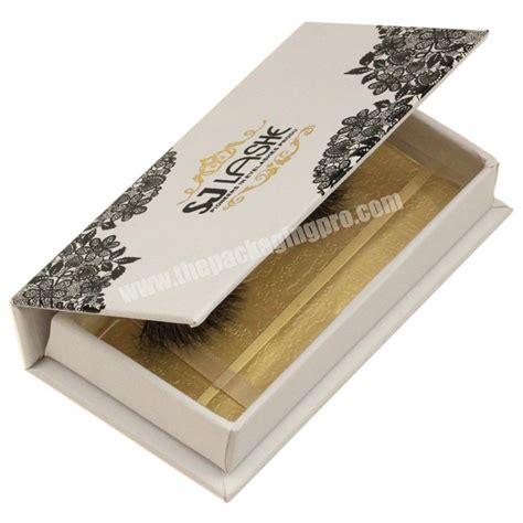 Custom Magnetic Package Box Glitter Eyelash Packaging