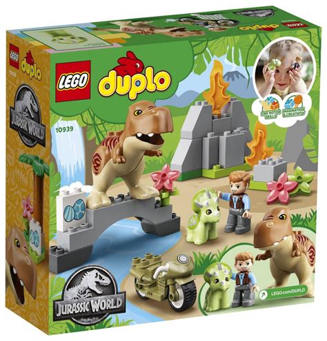 LEGO Duplo 10939 pas cher L évasion du T rex et du Triceratops