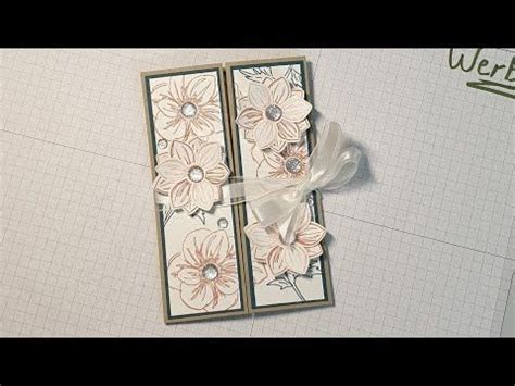 Double Gate Fold Card Mit Dem Stempelset Florale Freuden Von Stampin Up