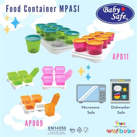 Jual Baby Safe Multi Use Food Container Tempat Wadah Penyimpanan MPASI