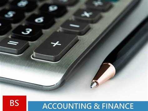 Bs Accounting And Finance