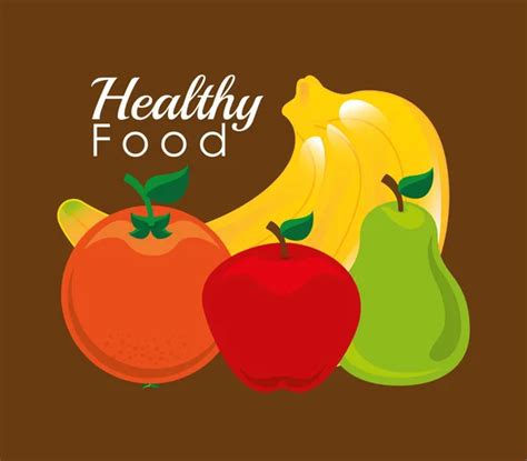 Healthy Food Design Stock Vector By Yupiramos