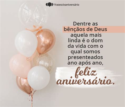 A Mais Linda Bênção de Deus é o Dom da Vida Frases de Aniversário