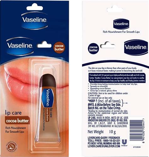 Buy Vaseline Lip Care Cocoa Butter 10 G Online And Get Upto 60 Off At