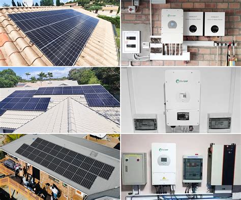 Complete Hybrid Solar Energy System Phase Kw Kw Kw V On Off