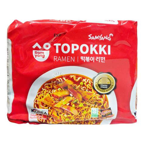 SAMYANG TOPPOKI MIE KOREA MIE IMPORT MALAYSIA MIE HALAL