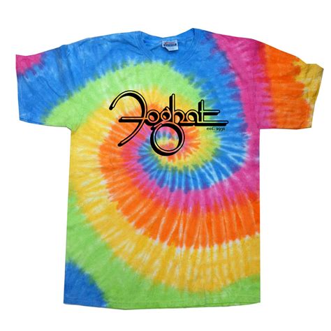 Foghat Logo Eternity Tie Dye T-Shirt - VISION MERCH