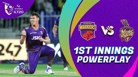 St Innings Powerplay Sharjah Warriors Vs Abu Dhabi Knight Riders