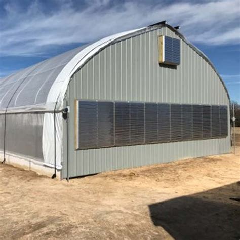 Wide Engineered Exterior Light Deprivation Greenhouse Package By