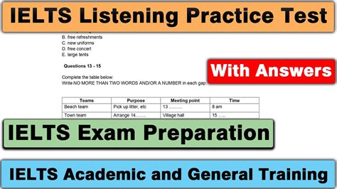 Ielts Listening Actual Test With Answers Very Hard Listening Test