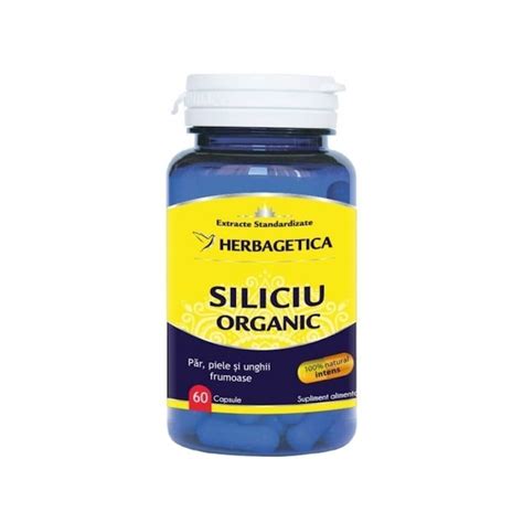 Siliciu Organic 60cps Herbagetica