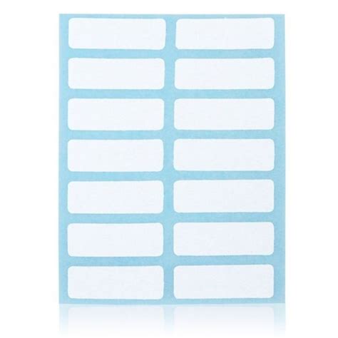 EVERLEYY Writable 13 X 38mm Self Adhesive Sticky White Blank Note