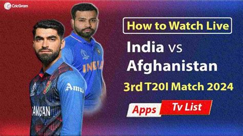 IND vs AFG Live Streaming Online TV and Jiocinema Apps: 3rd T20I - CricGram