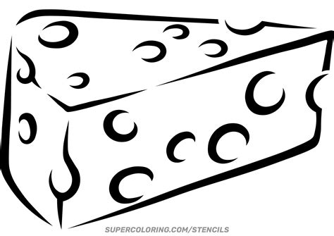 Stencil Of Cheese Free Printable Papercraft Templates