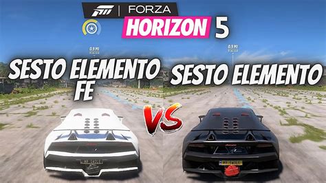 Lamborghini Sesto Elemento FE Vs Sesto Elemento Forza Horizon 5 Drag