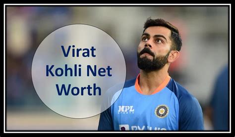 Virat Kohli Net Worth Salary And Endorsements PosterGuy In