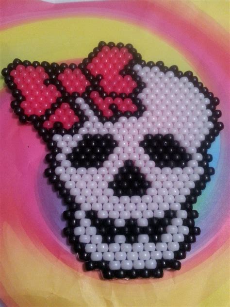 Skulls By Gwennistars Pony Bead Patterns Pony Beads Beading Patterns