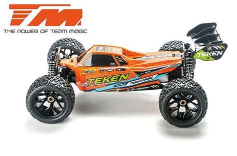 Team Magic Teken Truggy 4WD Truggy 1 8 Orange RTR Brushless RC