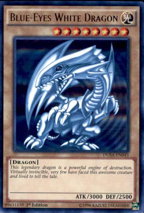 YuGiOh Duelist Saga Single Card Ultra Rare Blue-Eyes White Dragon DUSA ...