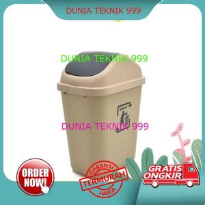 Jual Krisbow Dust Bin Tempat Sampah Plastik Tutup Ayun Ltr Jakarta