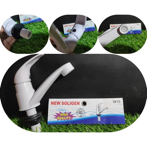 Jual Kran Air Wastafel Plastik Keran Pvc W Up Down Soligen Shopee