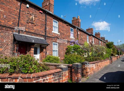 A Row Of Terrace Houses On Park Road In Bestwood Nottingham