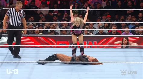 On Wwe Raw Alexa Bliss Vs Nikki Cross Vs Becky Lynch Rthrowawaytoday303