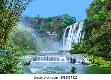 huangguoshu waterfall royalty  images stock