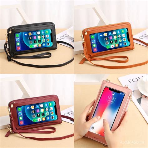 Womens Long Wallet Simple Touch Screen Wrist Phone Bag Pocket Wallet