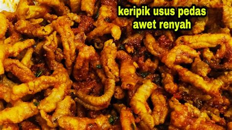 Bongkar Resep Keripik Usus Pedas Awet Renyah Youtube