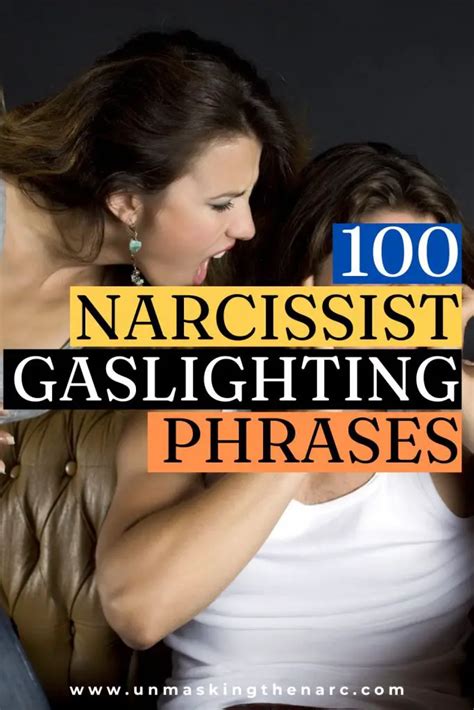 Narcissist Gaslighting Phrases Examples Unmasking The Narc