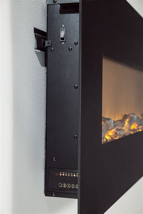 Touchstone Onyx Wall Mounted Electric Fireplace Inch Wide