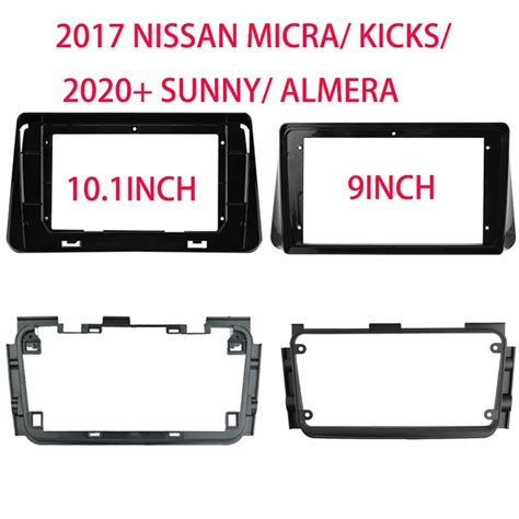 Car Radio Frame Kit For Nissan Micra Kicks Sunny Almera Auto