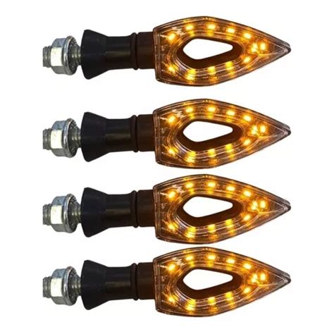 4 Pisca Alerta Setas Led Moto Tunning Entrada Universal MercadoLivre