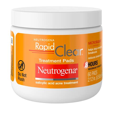 Neutrogena Rapid Clear Maximum Strength Acne Treatment Pads 60ct