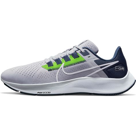 Unisex Nike Gray Seattle Seahawks Zoom Pegasus 38 Running Shoe